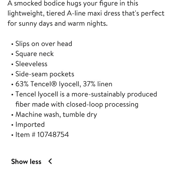 Marine Layer Selene Smocked Dress - Picture 5 of 5